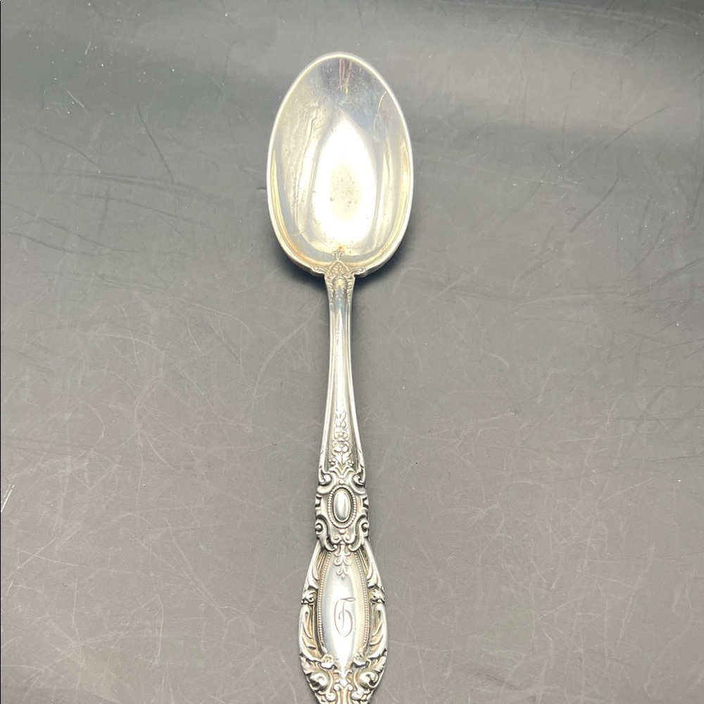Towle King Richard Sterling Silver Teaspoon 1932- 6 in D MONO
